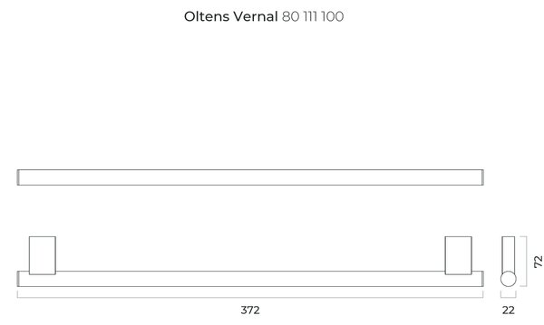 Oltens Vernal věšák na ručník chrom 80111100