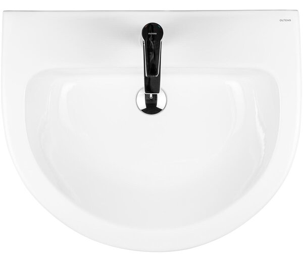 Oltens Jog umyvadlo 61x49 cm polokulatý klasický bílá 41001000
