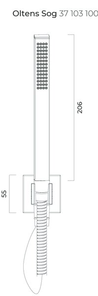 Oltens Sog sprchová hlavice chrom 37103100