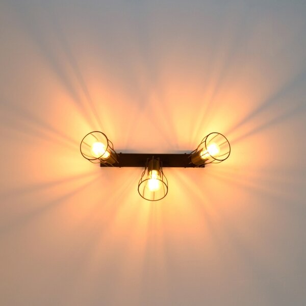 LED Bodové svítidlo TUBE II 3xE27/15W/230V černá