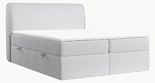 Ručně vyrobená bouclé postel's úložným prostorem Organic, H3