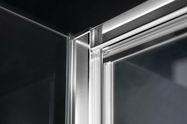 SIGMA SIMPLY Obdélníkový sprchový kout s výklopnými dveřmi 900x750mm D/R varianta, čiré sklo