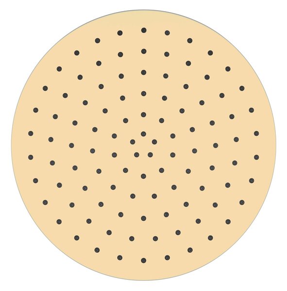 Oltens Vindel hlavová sprcha 30x30 cm kulatý zlatý lesk 37000800