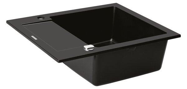 Oltens Gravan granitový dřez 62x50 cm černá 72102300