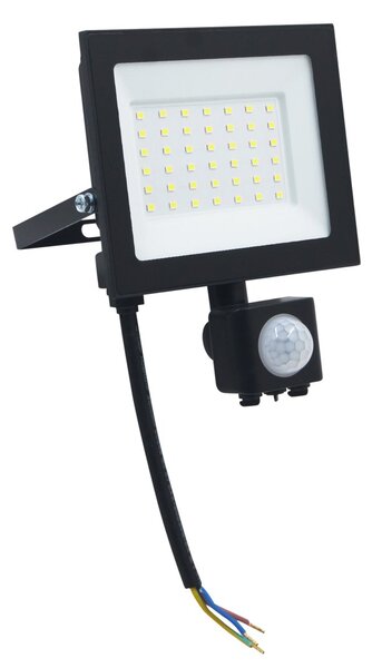 LED reflektor 30W Halogen s pohybovým a soumrakovým čidlem - 2700 lm, 4000K
