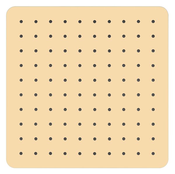 Oltens Vindel hlavová sprcha 30x30 cm čtvercový zlatý lesk 37001800