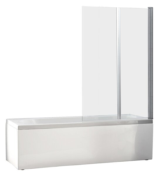 Oltens Fulla vanová zástěna 98 cm dvoudílný chrom lesk/čiré sklo 23204100