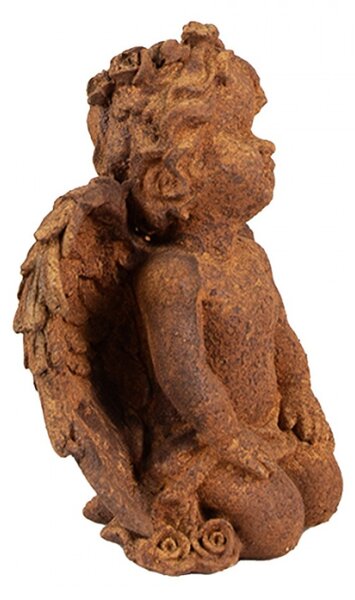 Náboženská socha klečícího andělíčka s křídly Bartholomeus – 11 cm
