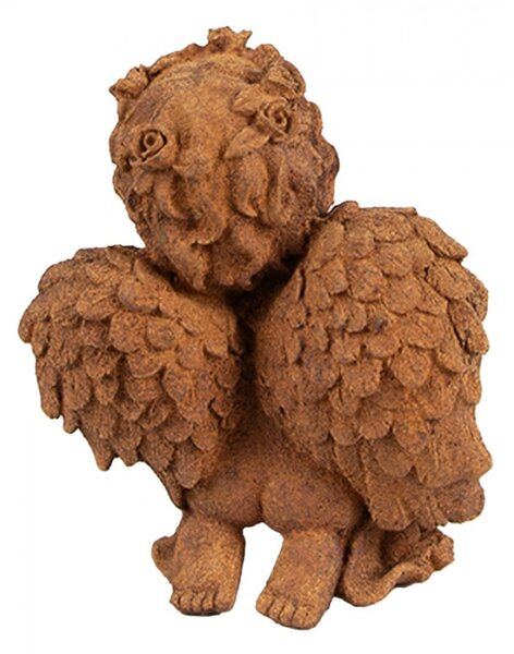 Náboženská socha klečícího andělíčka s křídly Bartholomeus – 11 cm