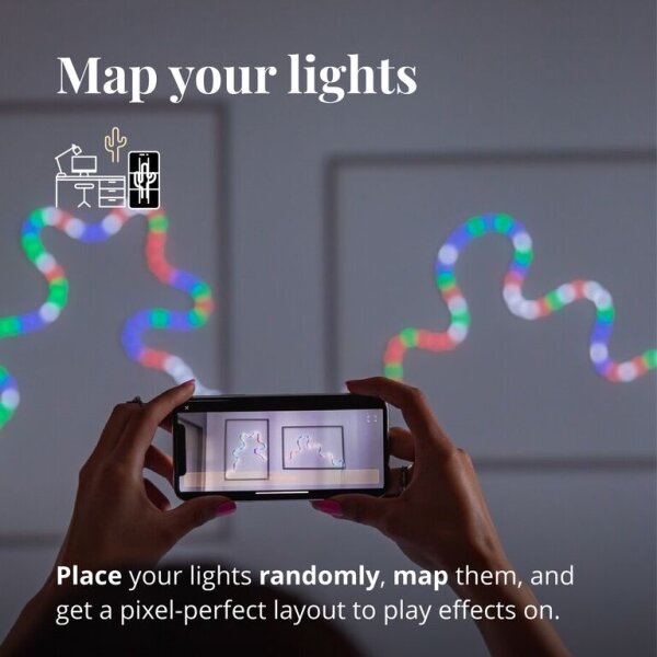 Twinkly TWFL200STW-WEU - LED RGB Stmívatelný pásek FLEX 200xLED 2 m Wi-Fi
