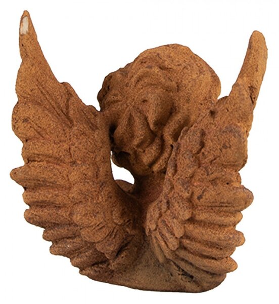 Náboženská socha andělíčka hrajícího na trubku Bartholomeus – 12 cm