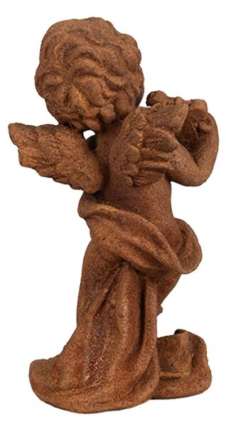Náboženská socha andělíčka hrajícího na harfičku Bartholomeus – 14 cm