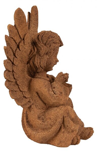 Náboženská socha sedícího andělíčka III Bartholomeus – 15 cm