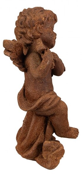 Náboženská socha andělíčka hrajícího na harfičku Bartholomeus – 14 cm