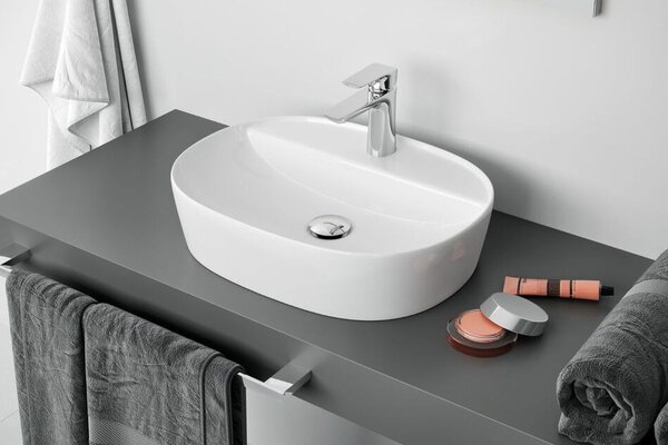 Actima Ronity umyvadlo 50x38 cm obdélníkový na pult bílá lesk CEAC.2901.500.WH