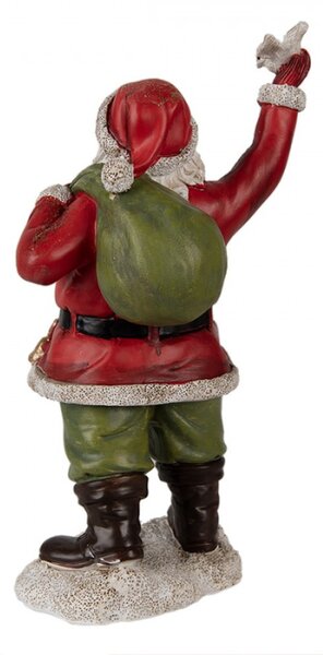 Figurka Santa Clause s hrdličkou – 13x10x23 cm