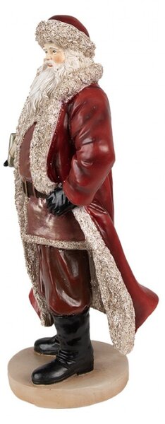 Figurka Santa Clause s knížkami – 33 cm
