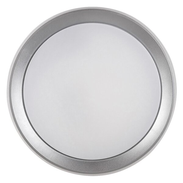 Rabalux 3510 LED stropní svítidlo Everest 1x40W | 3200lm | 2700-6500K | RGB - dálkové ovládání, nastavitelná teplota osvětlení, paměťová funkce, časovač, Wi-Fi, noční režim, stmívatelné, stříbrná