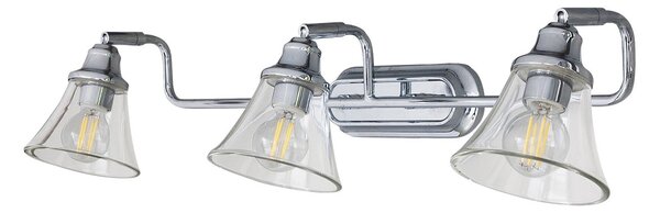 Rabalux 3209 koupelnové přisazené stropní svítidlo Antoine 3x40W | E14 | IP44 - chrom