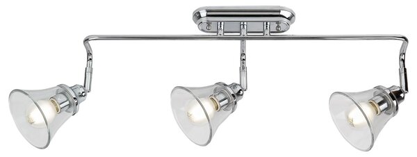 Rabalux 3209 koupelnové přisazené stropní svítidlo Antoine 3x40W | E14 | IP44 - chrom