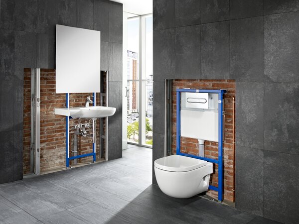 Roca Meridian-N Compacto sada wc s mísou a sedátkem závěsná bez splachovacího kruhu bílá A34H242000