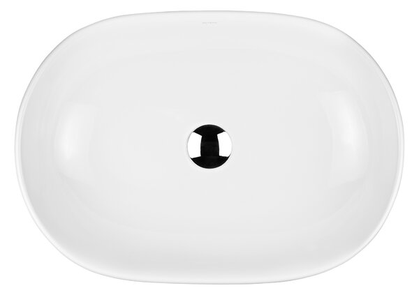 Oltens Hamnes umyvadlo 60x42.5 cm oválné na pult bílá 40315000