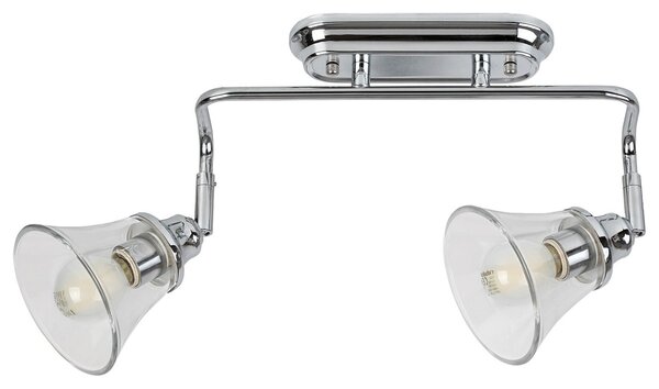 Rabalux 3208 koupelnové bodové svítidlo Antoine 2x40W | E14 | IP44 - chrom