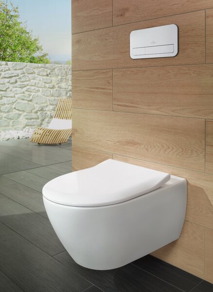 Villeroy & Boch Subway 2.0 záchodová mísa závěsná bez splachovacího kruhu bílá 5614R0R1