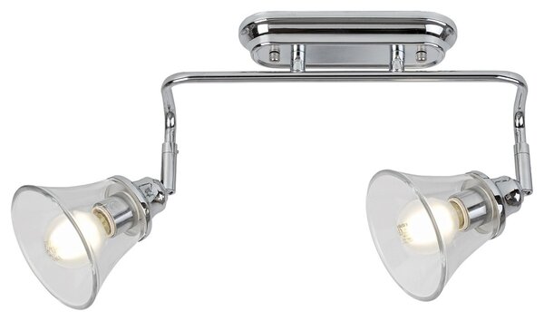 Rabalux 3208 koupelnové bodové svítidlo Antoine 2x40W | E14 | IP44 - chrom