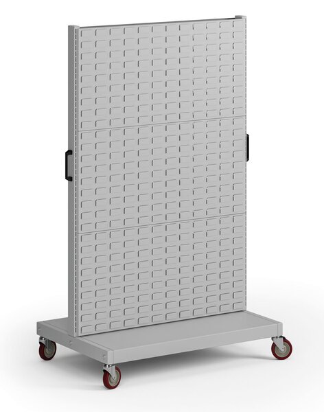 Mobilní stojan, 6x panel na boxy, 960 x 640 x 1605 mm