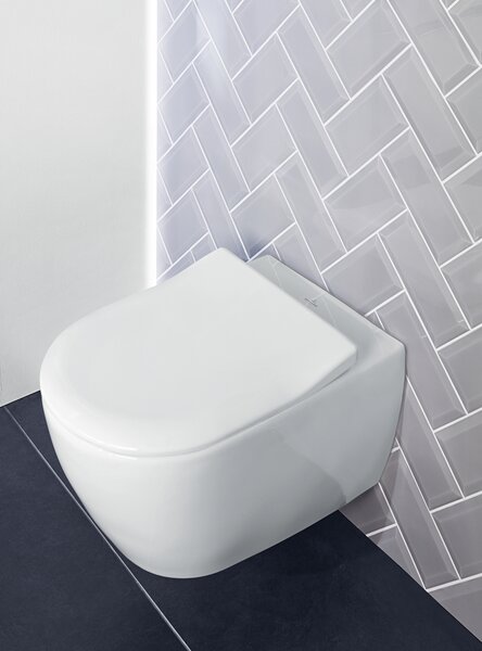 Villeroy & Boch Subway 2.0 záchodová mísa závěsná bez splachovacího kruhu bílá 5614R0R1