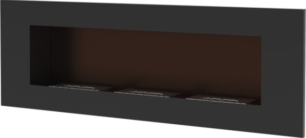 Kratki DELTA3/TUV - Vestavěný BIO krb DELTA3 40x120 cm 3x1,1kW černá