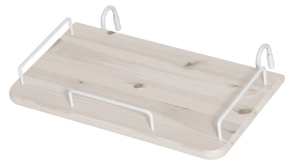 Bílý závěsný noční stolek z borovicového dřeva k dětské posteli Flexa Classic