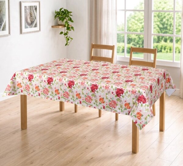 Bellatex Ubrus DITA 70x70 cm Hortenzie Oranžová,Růžová