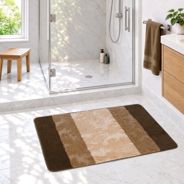 Bellatex BANY 60x100 cm 60x100 cm Listí Hnědá