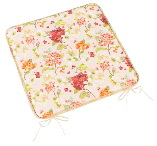 Bellatex Sedák DITA hladký 40x40 cm Hortenzie Oranžová,Růžová