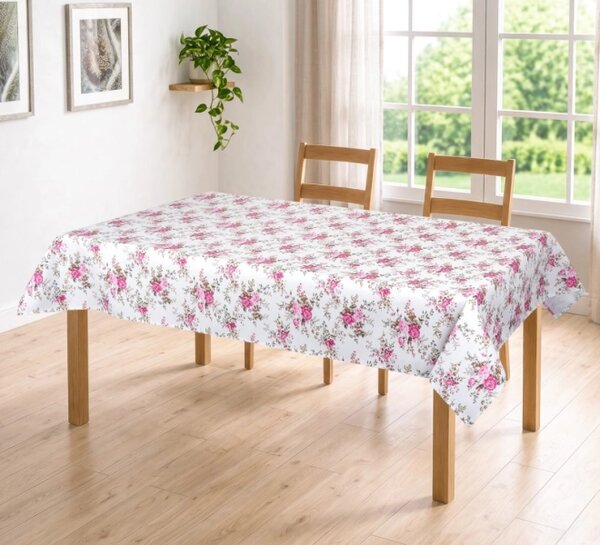 Bellatex Ubrus DITA 70x70 cm Růže Růžová,Bílá