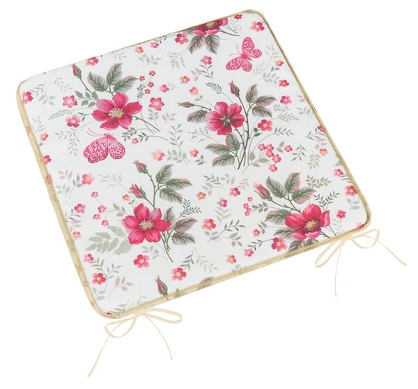 Bellatex Sedák DITA hladký 40x40 cm Růže Růžová,Šedá