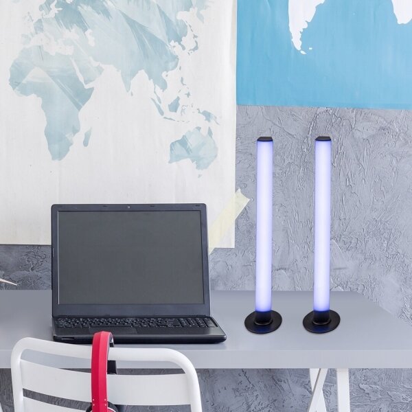 Rabalux 76014 - SADA 2x LED RGB Stmívatelná stolní lampa PACO LED/5W/5V