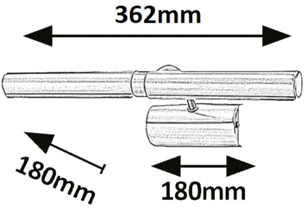 Rabalux Picture Light nástěnné svítidlo 2x40 W hnědá 3642