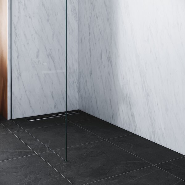 SONNI Sprchová zástěna NANO-GLASS (76 cm) Sklo do sprchy s 8mm tvrzeným bezpečnostním sklem, výška 200 cm