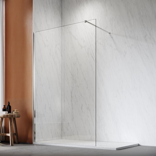 SONNI Sprchová zástěna NANO-GLASS (76 cm) Sklo do sprchy s 8mm tvrzeným bezpečnostním sklem, výška 200 cm