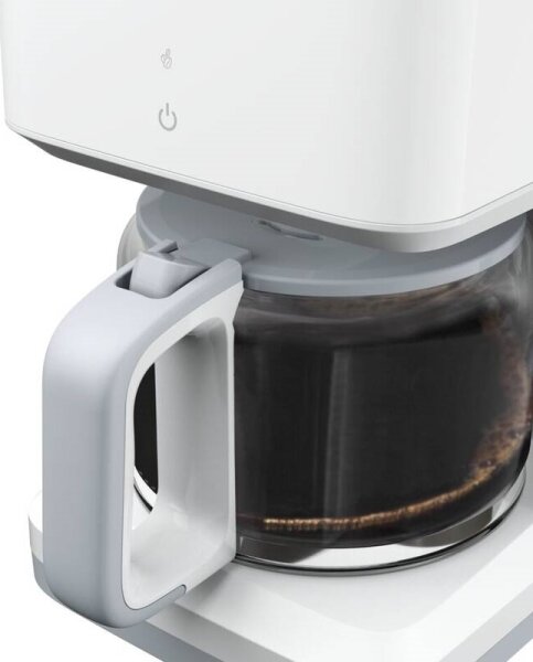 Tefal - Překapávací kávovar s LCD displejem SENSE 1000W/230V bílá