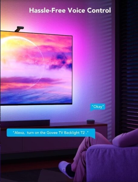 Govee - DreamView T2 DUAL TV 55-65" SMART LED podsvícení RGBIC Wi-Fi + DO
