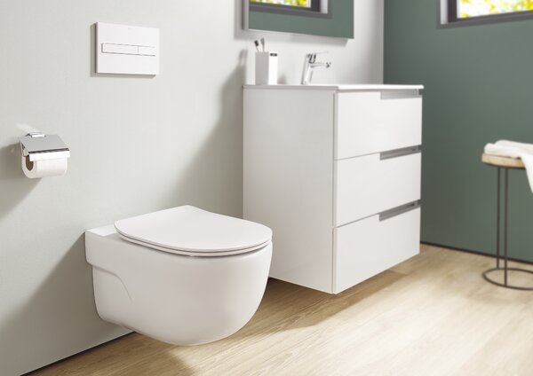 Roca Meridian wc mísa se sedátkem s pomalým sklápěním závěsná bez splachovacího kruhu bílá A34H240000
