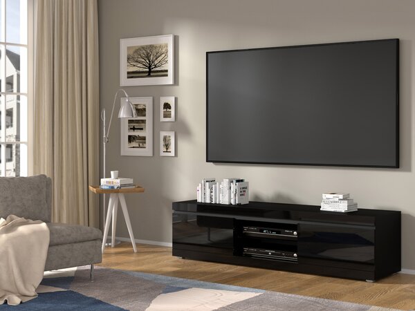 TV stolek/skříňka Netty (černá). Akce -15%