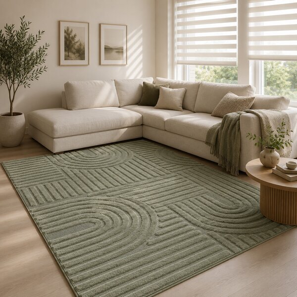 Ayyildiz, Kusový koberec Art 1121 Green, 60x110, zelená, ložnice