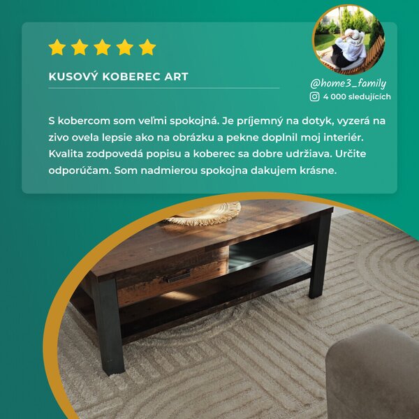 Ayyildiz, Kusový koberec Art 1121 Green, 60x110, zelená, ložnice
