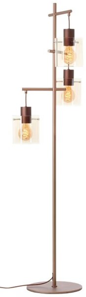 Brilliant 80116/23 Stojanová lampa PETJE jantarové sklo