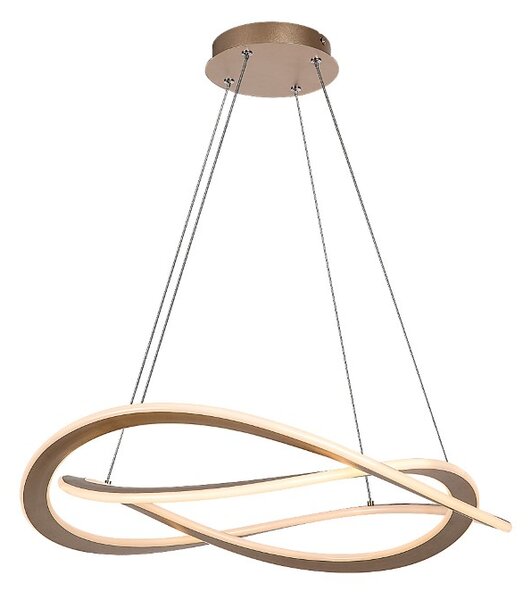 RABALUX 72282 Kallira závěsné svítidlo D620mm LED 72W/12160/3800lm 3000K zlatá, bílá